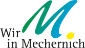 Logo der Stadt Mechernich mit Schriftzug "Wir in Mechernich".